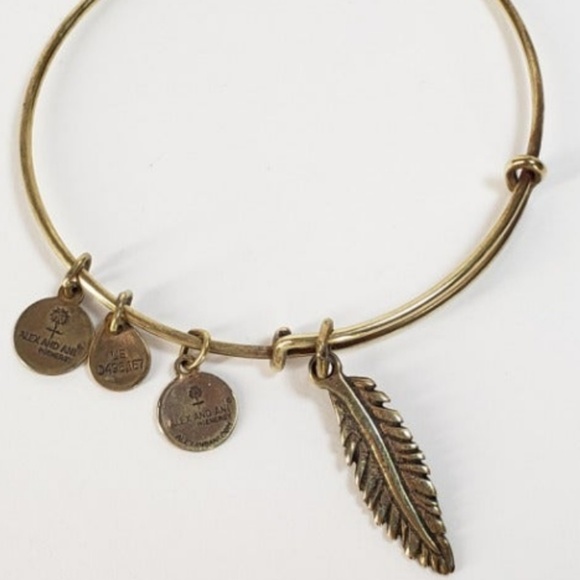 Alex and Ani Jewelry - Alex and ani feather bracelet